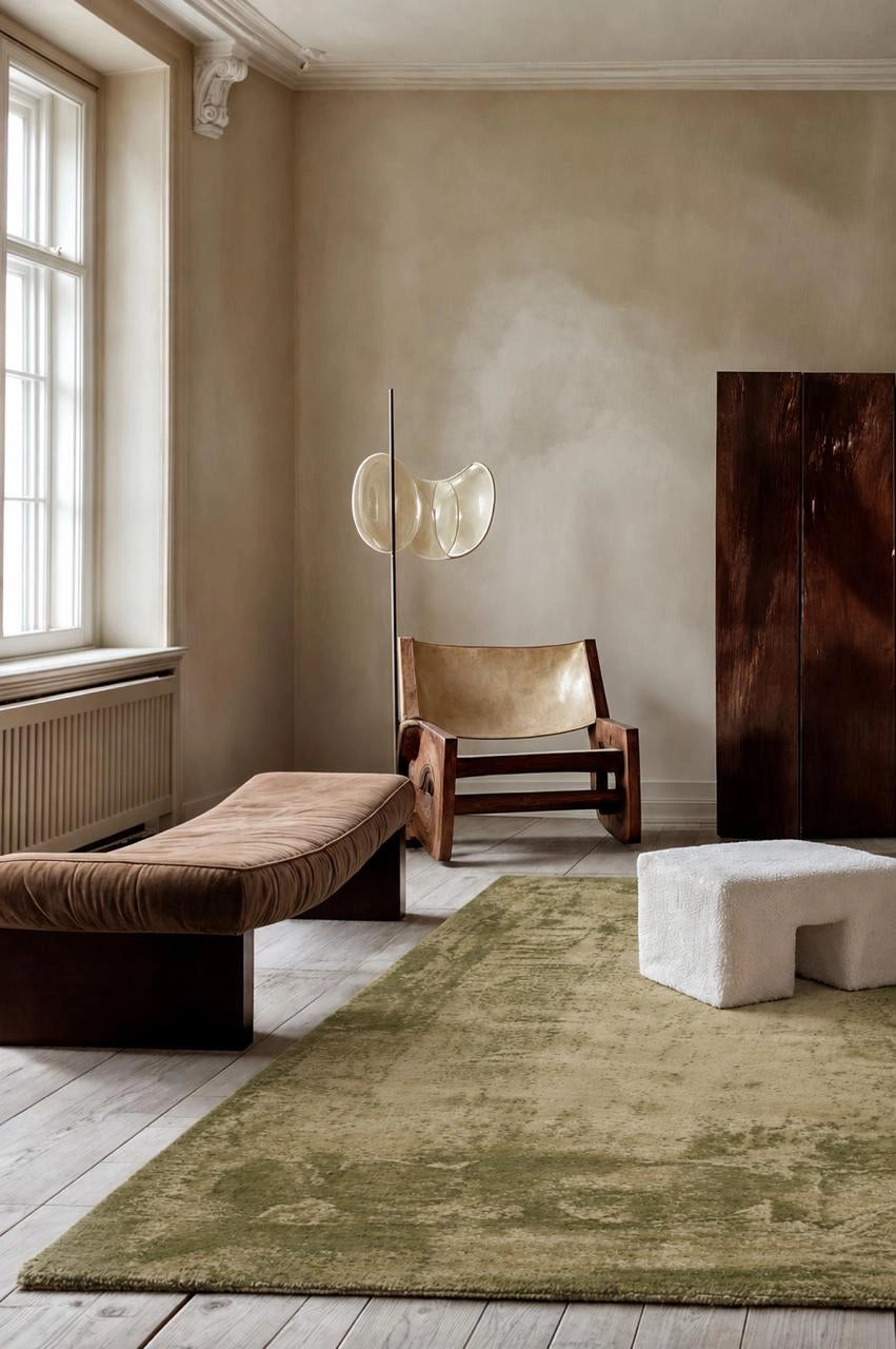Travertine Hand-Knotted Rug